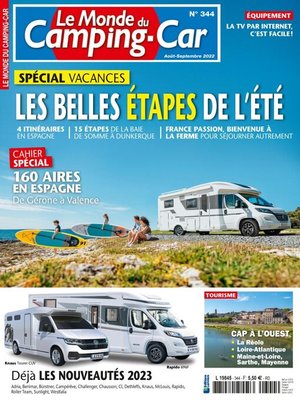 Cover image for Le monde du camping-car: No. 342